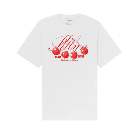 Ktlyn White Cherry T-Shirt